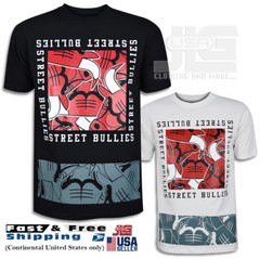 Street Bullies Graphic Screen Printed T-Shirt NEW