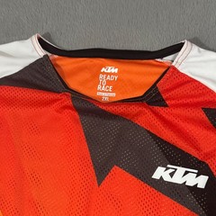 KTM Motorcross Racing Vtg Orange Y2K Motorcyle Dirt Bike Long Sleeve T Shirt 2XL