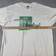Vintage Fruit of the Loom Heavy Cotton T-Shirt XL Ivory Single Stitch USA Made