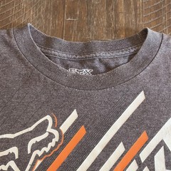 KTM FOX RACING Shirt Long Sleeve Large KTM Motocross Grey Dirt Bike
