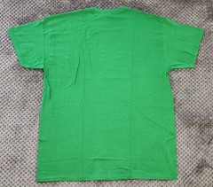 Gildan Adult Green Pre-Shrunk Heavy Cotton Crew Neck T-Shirt Size L