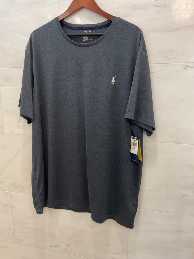 NWT POLO Ralph Lauren Big & Tall BLUE Performance Short Sleeve T Shirt 2XB S25