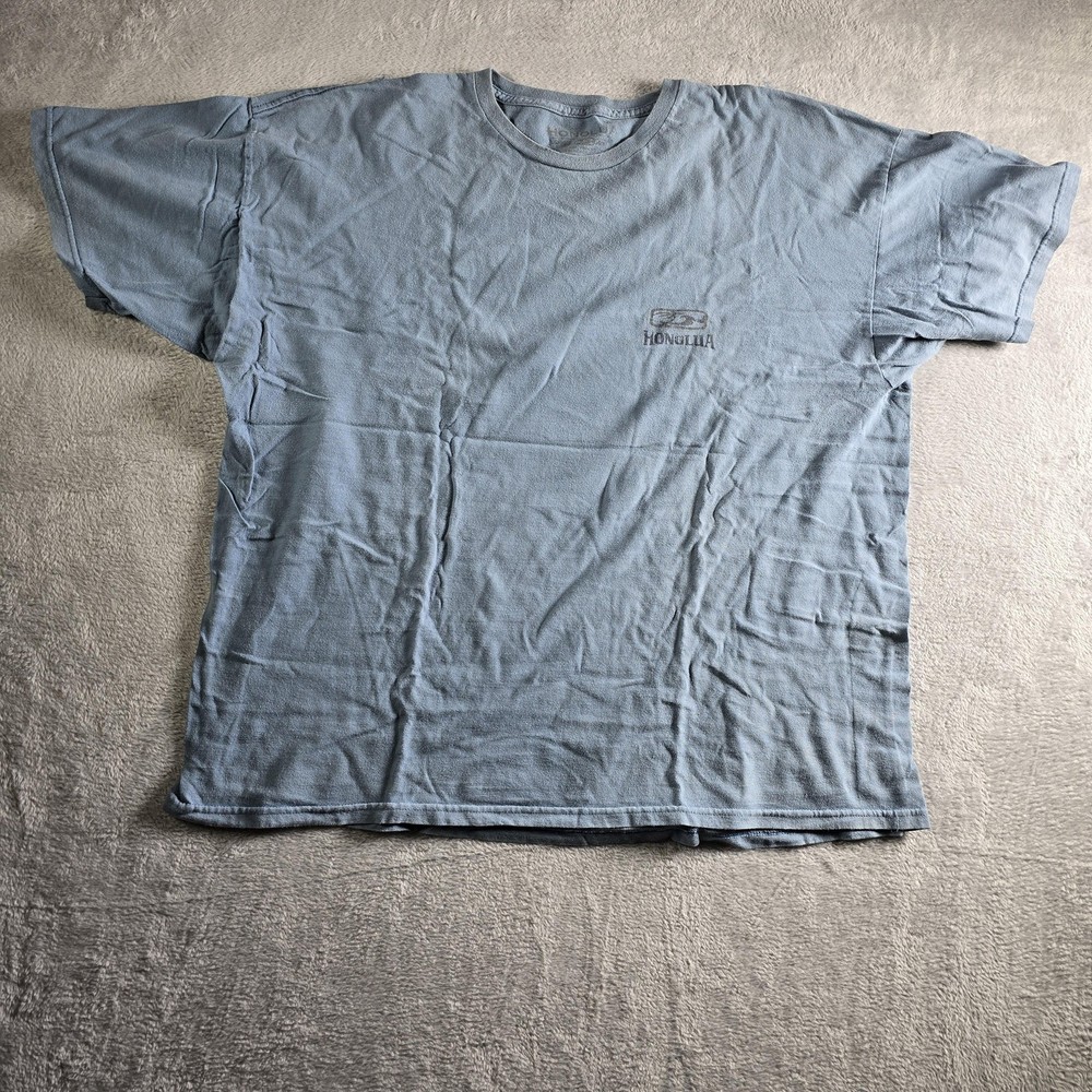 Honolua Shirt Mens 3XL Blue Logo Graphic Hawaiian Tee T-Shirt Surf Casual