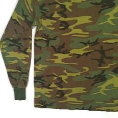 Rothco Camouflage T-Shirt Mens XL Multicolor Long Sleeve Crew Neck Cotton Blend
