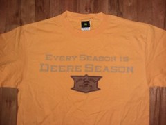 vintage John Deere Every Season t shirt M farming outdoir hunting fishing