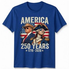 250th Anniversary 250 Years America Funny Trump Washington Unisex T-Shirt