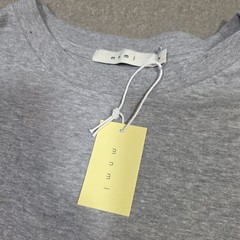 MNML minimal Re Sewn Vtg T multi Grays cuts on side hems Medium Purple Blue