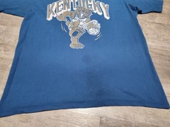 VINTAGE Swingster Kentucky Wildcats 80s Blue Graphic T-Shirt XL Made In USA NCAA