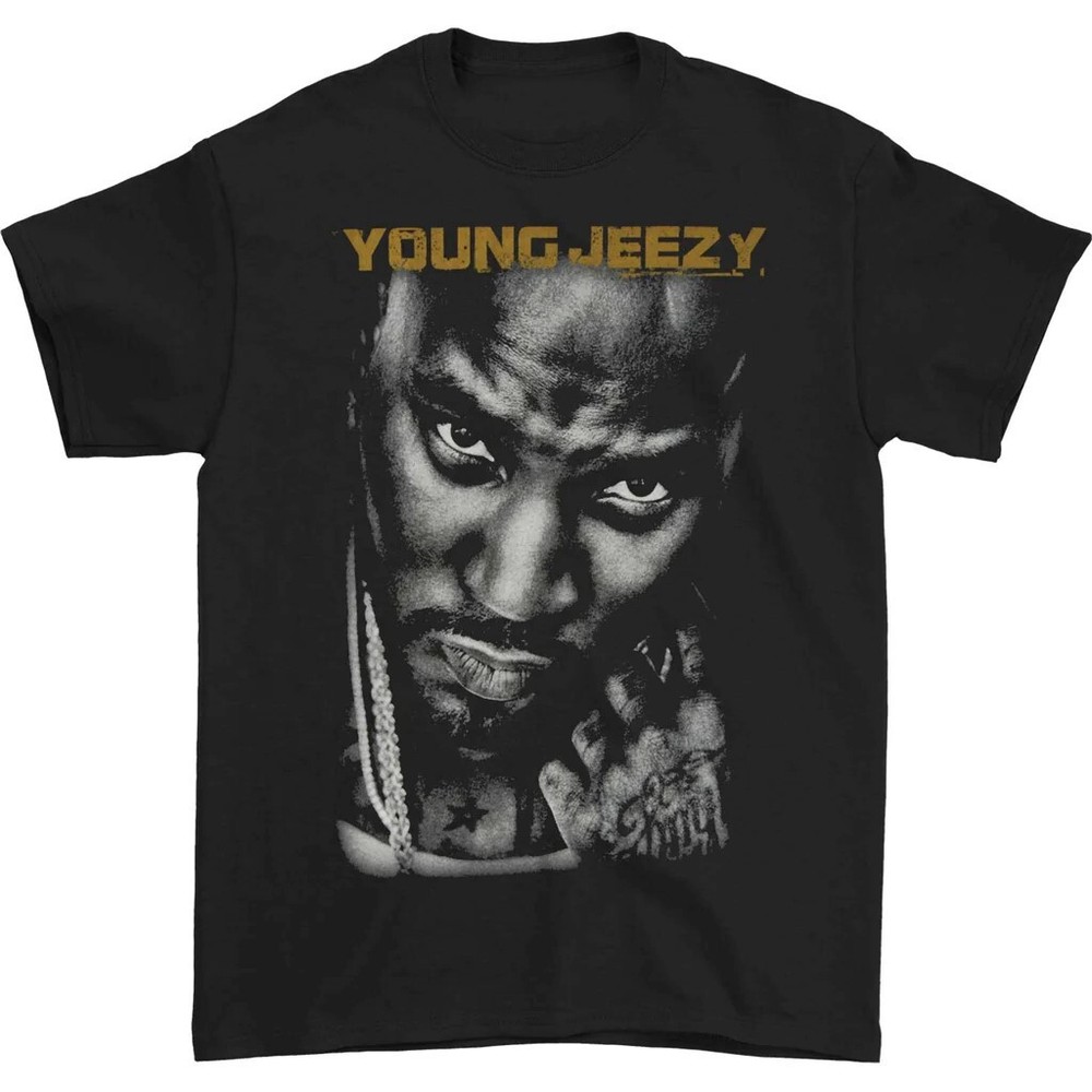 Vtg 2012 Young Jeezy Black Cotton All size S-5XL Gift For Fans T-Shirt MI131