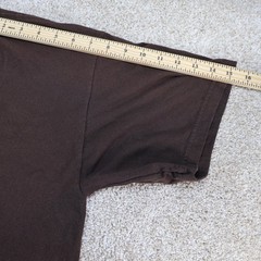 Hooligan Graphic T-Shirt Mens XL Brown Streetwear Tee (see photo for flaw)