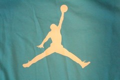 AIR JORDAN “SHOULDER SLEEVE PRINT” MEN SIZE 2XL NEW BLUE COMFORTABLE RARE