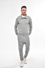 All Saints Mens Zip Thru Funnel Neck Designer Cardigan Sweatshirt Sweater Jacket