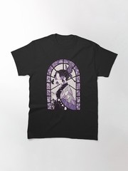 Anime Shinobu Insect Breathing Stained Glass Cute Demon Slayer Basic T Shirt