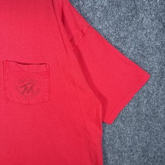 Vintage Marlboro Shirt Mens XL Red 90s Country Store Pocket Tee USA Cowboy West