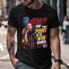 Sophie Cunningham Indiana Fever Point To Win Games Graphic T-Shirt S-5XL