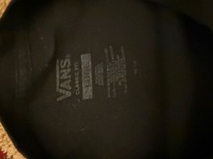 Vans Off The Wall Rose Graphic T-Shirt Black Size XLarge