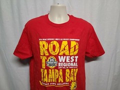 2016 NCAA Division 1 Ice Hockey Road to Tampa Bay Frozen Four Adult L Red TShirt