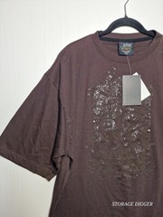 Mecca Apparel T-Shirt Mens 2XL Brown Cotton Mythological Graphic Print Crew Neck