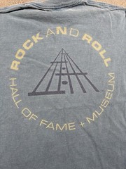 VINTAGE Rock And Roll Hall Of Fame Shirt Adult Large 90s Jerzees USA Blue 1995