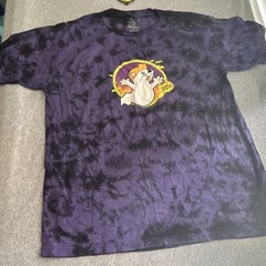 Buc-ee’s Hey Boo Buc-ee Beaver Purple Tie-Dye Glow Dark Halloween T-Shirt L