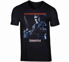 Terminator 2 Schwarzenegger 90’s Retro Movie T Shirt