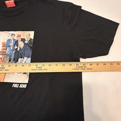 Donald Trump & Nelk Boys On Air Force One Full Send T-Shirt. Men’s 2XL Black