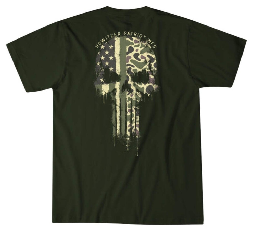 Howitzer Style Men’s T-shirt Don’t Tread Skull Military Grunt MFG