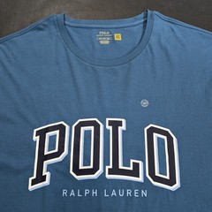 Polo Ralph Lauren Print Shop Graphic Logo T-Shirt Blue XLT 4XLT 5XB Big & Tall