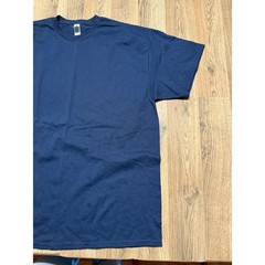 Gildan DryBlend Navy Blue T-Shirt Mens XL Short Sleeve Crew Neck Solid Tee
