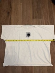 Vultures Logo Graphic Oversized Crew Neck Cotton Knit T-Shirt, White/Black 2