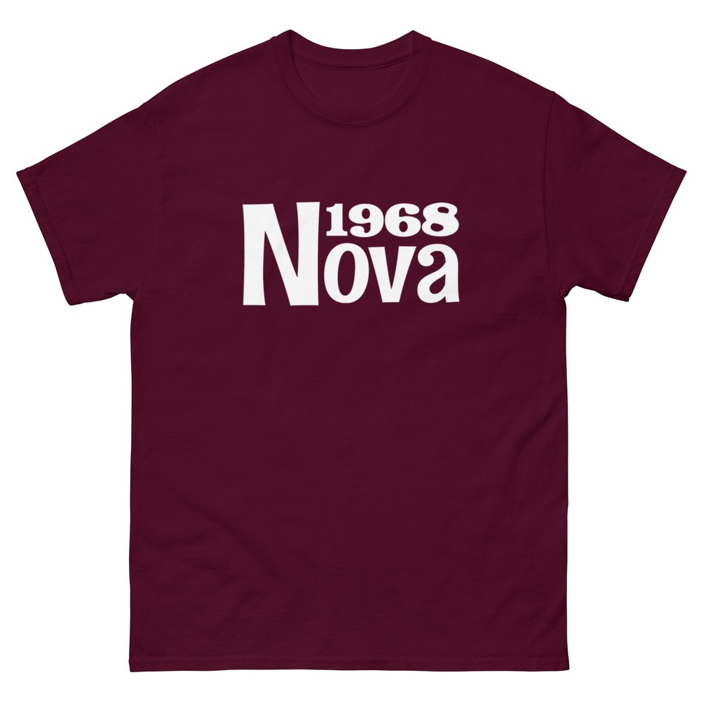 1968 CHEVY NOVA T-SHIRT sizes SMALL thru 5XL CHOOSE FROM 10 COLORS!