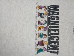 Disney Store T Shirt Adult Large Magnificent Seven Dwarves Embroidered…
