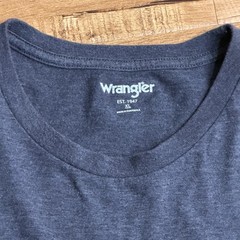 Wrangler Sz XL Graphic Logo Short Sleeve T-shirt Rock & Rodeo Western Cowboy