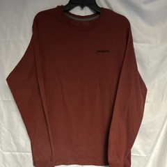 Patagonia Responsibili-Tee Men’s L Red Long Sleeve Graphic T-Shirt