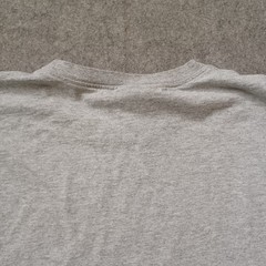 Vintage Nike T Shirt Mens Large Gray Embroidered Center Swoosh Long Sleeve Y2K