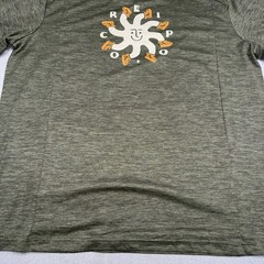 REI Co-Op T-Shirt Mens Lg Green Crew Neck Short Sleeve Polyester Outdoor Hiking