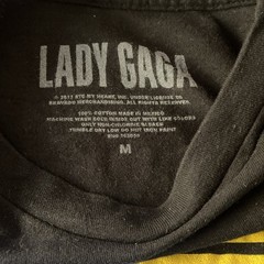 Lady Gaga Joanne World Tour T-Shirt Unisex M Medium Black 2017 Concert Graphic T