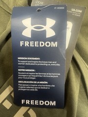 Under Armour 1370810 UA Men NEW Freedom Flag Cotton Loose Fit Green T-Shirt 2XL