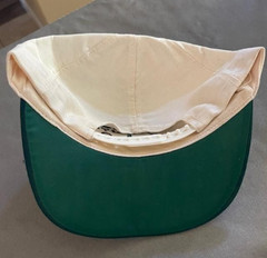 RARE Vintage George Strait Forest Green & Maroon Lettering w/Leather Bill