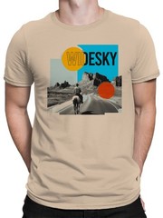 Wide Sky Western Landscape Art Men’s T-shirt