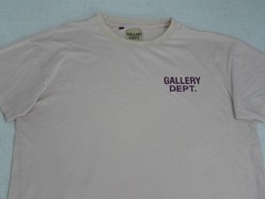 Gallery Dept T Shirt Mens Large Souvenir Tee Cream Beige Double Sided Hollywood