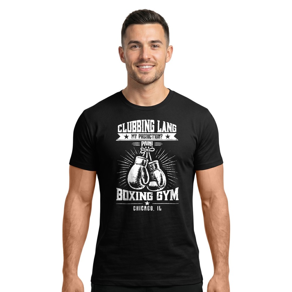 Boxing Gym T-Shirt | Funny Boxer Training Boxing Lover Men’s Gym Workout Tee