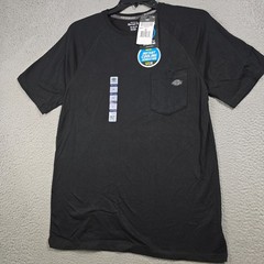 DICKIES Cooling Shirt Mens Medium Black Pocket Lightweight Work Fast Dry NWT B