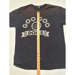 Goo Goo Dolls 2014 Tour T-Shirt Mens Large Black Graphic Band Tee Short Sleeve