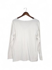 Uniqlo Heattech Ultra Warm Cotton Long Sleeve Shirt in Ivory Size M Style 450529