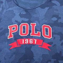 Polo Ralph Lauren Shirt Mens 3XLT Blue Camouflage Performance Short Sleeve Tee