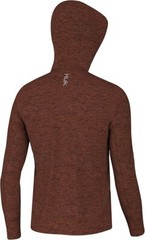 HUK Men’s Coldfront Hoodie LS Baked Clay Heather H1200530-647- CHOOSE YOUR SIZE