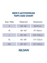 Gildan Mens Ultra Cotton T-Shirt, 2-Pack, Dark Heather, Small
