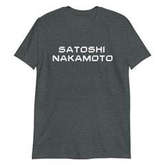 Bitcoin Satoshi Nakamoto Tee Trader Crypto T-Shirt