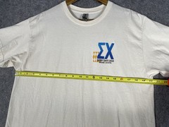 Sigma Chi Derby Days 2023 T-shirt Mens Large Beige Fraternity Racing Cotton Tee